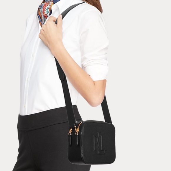 Lauren Ralph Lauren Leather Crossbody Bag EUC - Picture 7 of 7